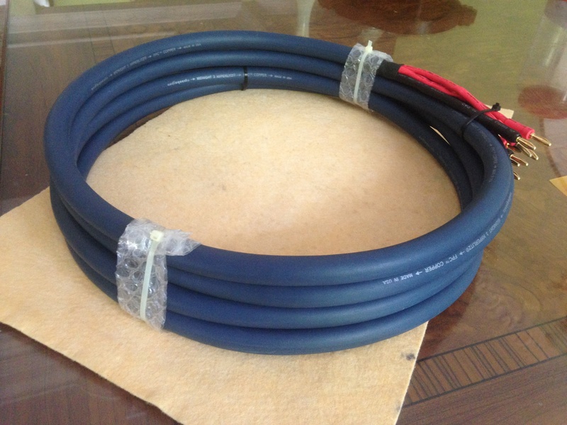 Audioquest Midnight 3 Hyperlitz Biwire Speaker Cable New