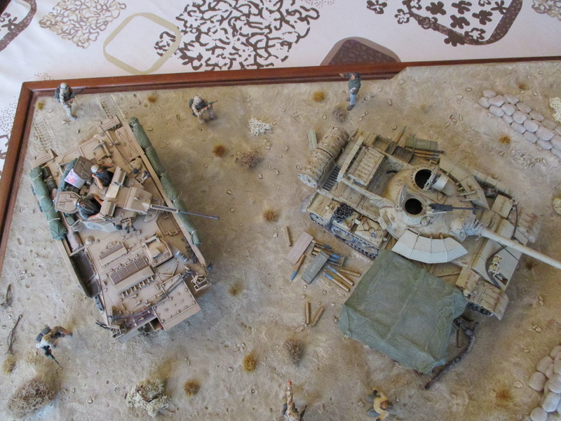 Guerre du Golfe 1991 - MCV Warrior (Academy) et T55 Enigma (ESCI et Verlinden) Img_0029