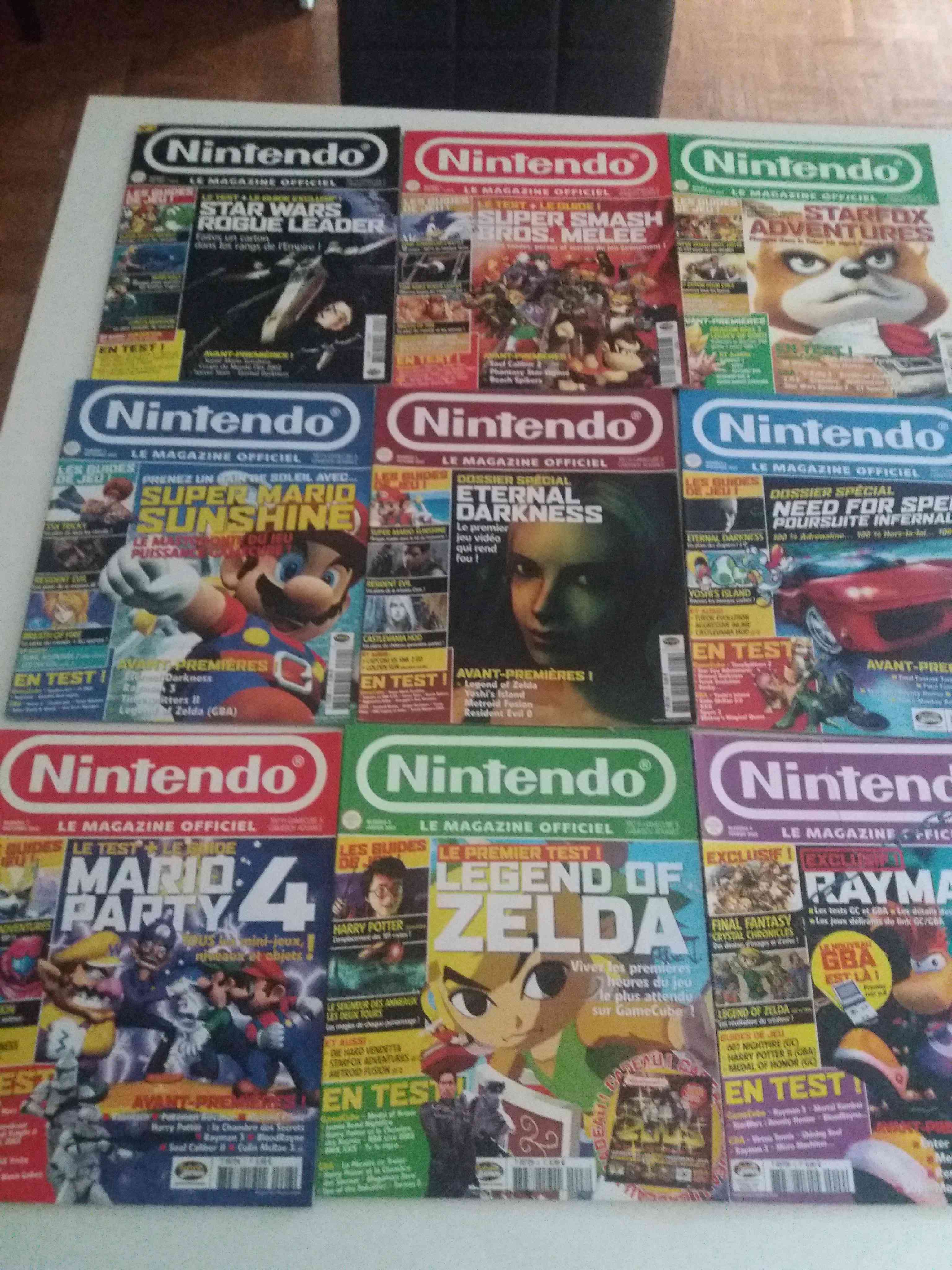 Lot de 34 magazines officiel Nintendo