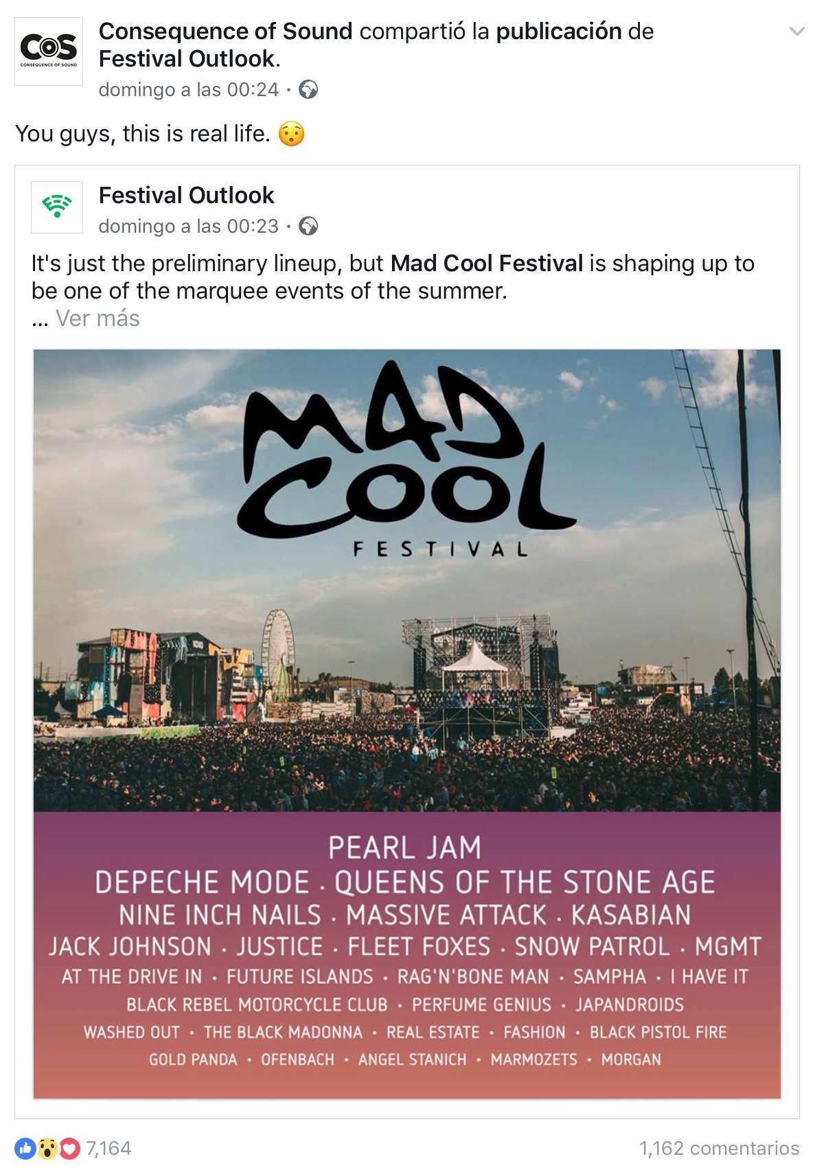 Mad Cool 2018 • Pearl Jam, Depeche Mode, QOTSA, NIИ y Massive Attack • Primeros 15.000 abonos agotados - Página 11 Img_0620