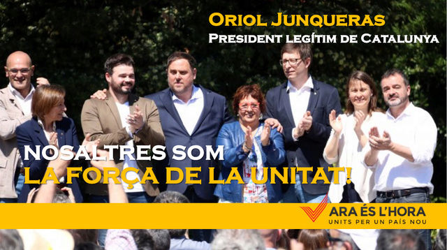 ARA ÉS L'HORA | Campanya electoral 2018 Cartel15