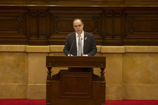 Parlament | Comparecencia del Vicepresident del Govern, Jordi Turull i Negre Imatge10