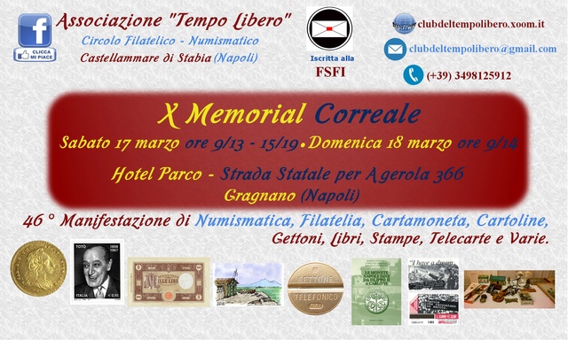 X Memorial Correale 17 e 18 marzo 2018 – Gragnano (Napoli) Banner10