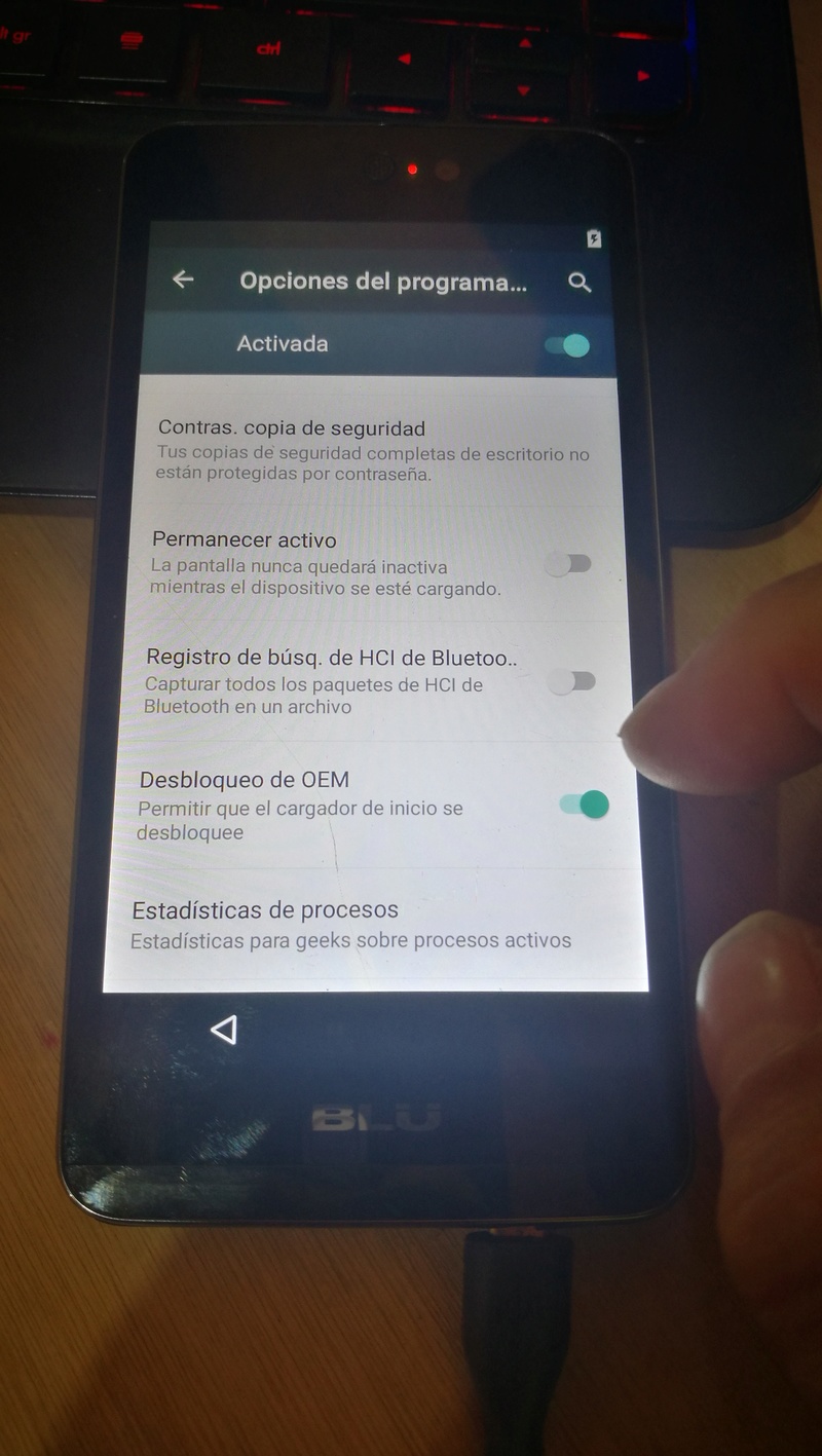 Quitar cuenta Google Blu Dash X Lte (D0010UU) manualmente.... 813