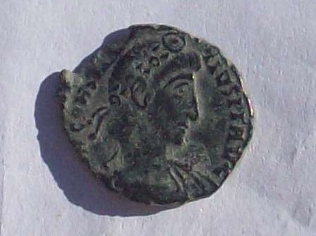 AE3 de Constancio II. FEL TEMP REPARATIO. Soldado romano alanceando a jinete caído. 102_4164