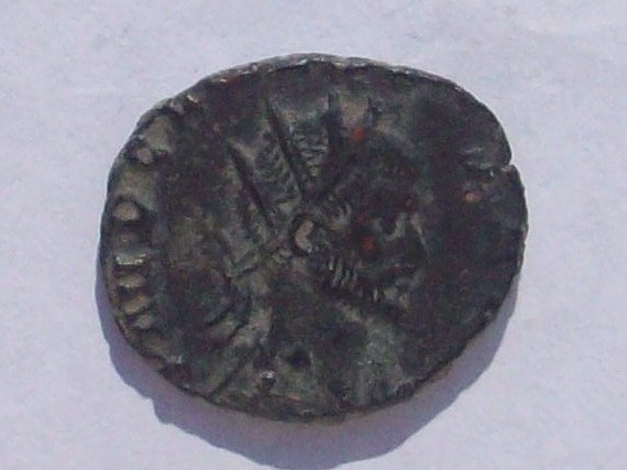 Antoniniano de Claudio II. GENIVS EXERCI. Genio estante a izq. Roma 102_4296