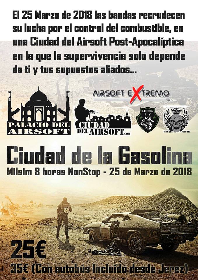 MILSIM / ROL 8h Ciudad de la gasolina | 25 marzo | CDA (Málaga) 26993810