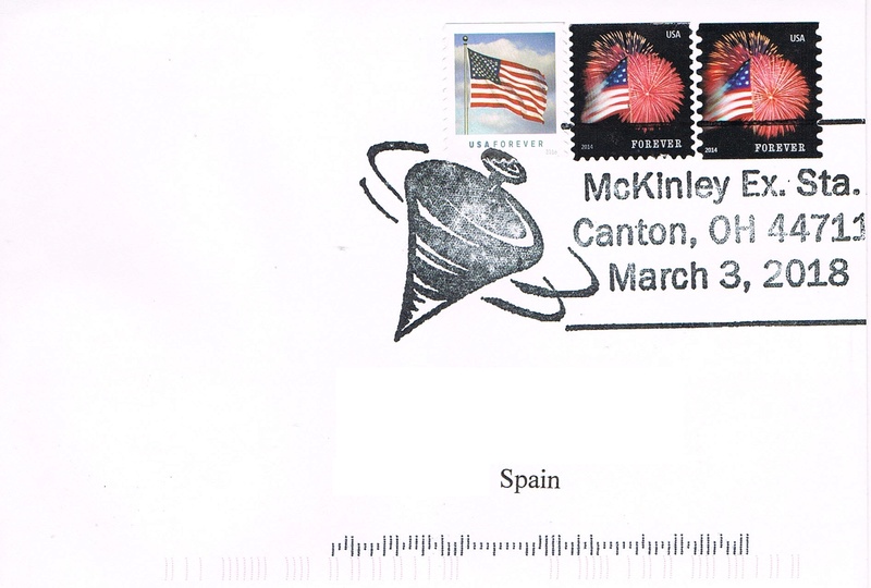 USA - USPS boletin sellos y matasellos conmemorativos de los EEUU Zsobre14