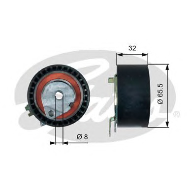 Tensor correa de distribución Renault GATES Cambelt/Timing Belt Tensioner Pulley T43236  00330410