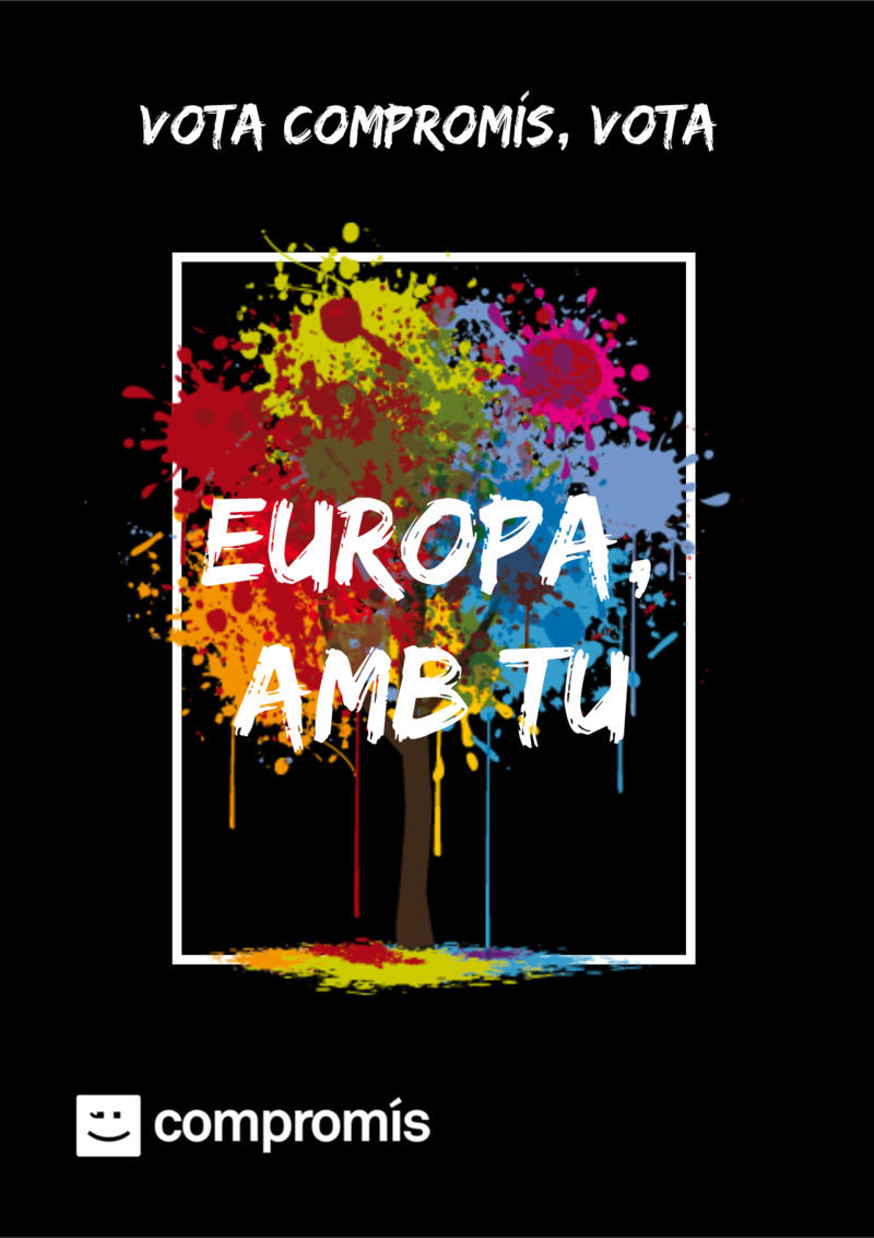 Compromís | Campanya "Europa, amb tu", "Europa, contigo" Cartel10