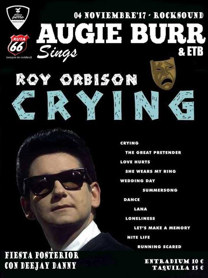 Federico Navarro presentará el recital de homenaje a Roy Orbison a cargo de Augier Burr & The ETB en Rocksound 23114910