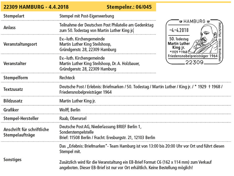 ALEMANIA - BOLETIN PHILATELIE AKTUELL - MATASELLOS CONMEMORATIVOS ALEMANES Aleman10