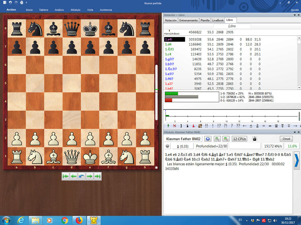 La nueva plataforma Fritz 16, de Chessbase, con el nuevo Rybka. El_pap10