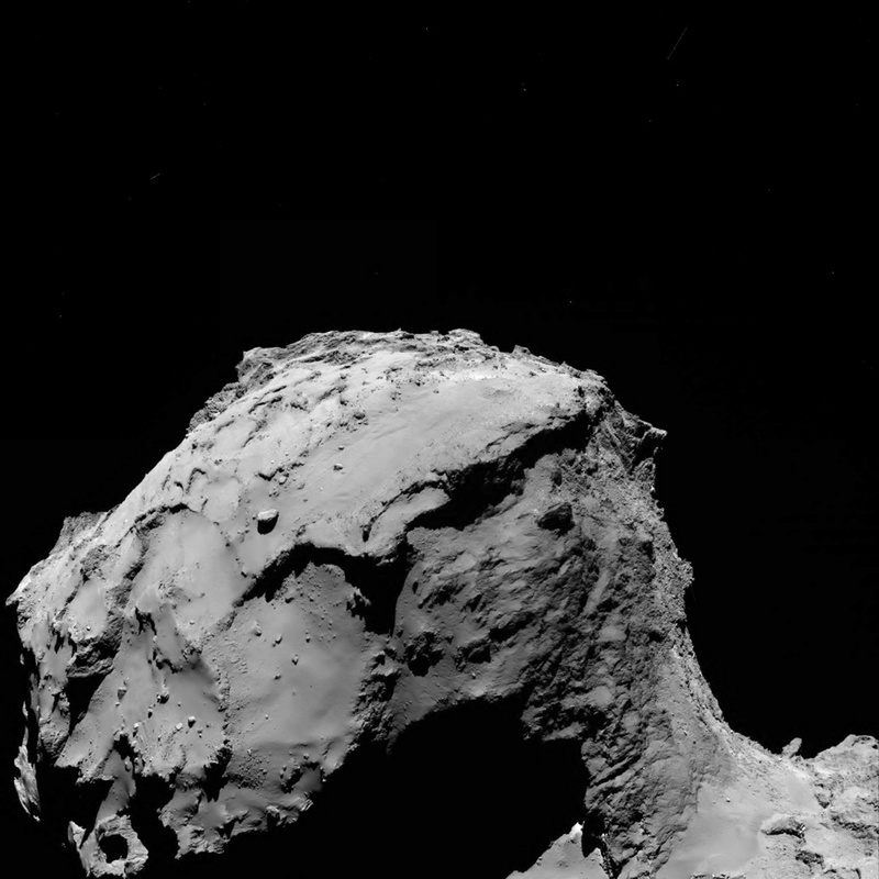 Прощай, «Розетта!»: финальные снимки кометы Чурюмова-Герасименко 08210