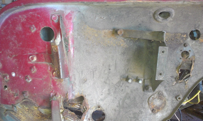 Proper Willys Jeep front floor/firewall replacement 101 Imag1011