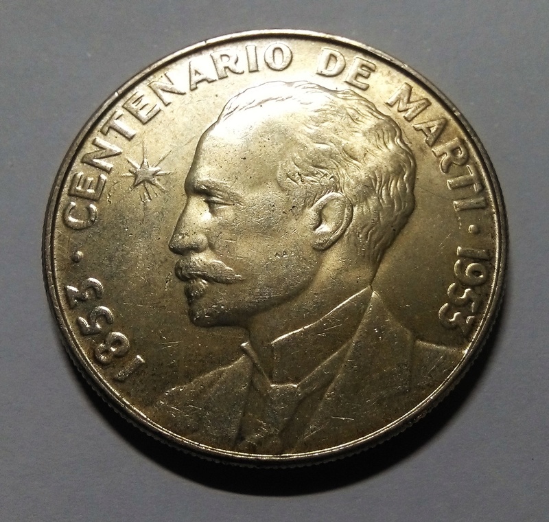 1 Peso (Centenario de José Martí). Cuba. 1953 Img_2021