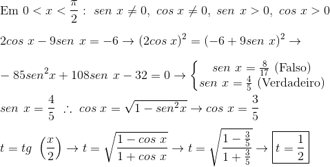 Equação trigonométrica Codeco72