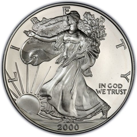 Dolar de plata. Estados Unidos de América. Año 2000 30511