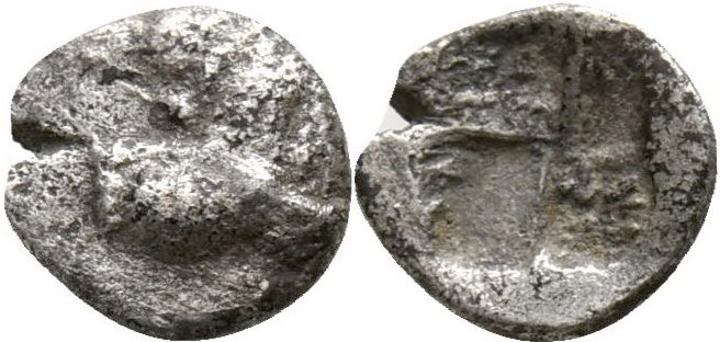 Tracia, Chersonesos . Hemiobolo. 500 a.C. 31311