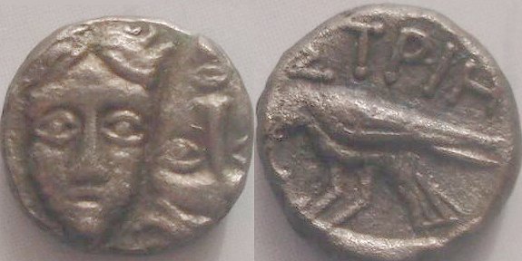 Óbolo de Istros (Tracia) 400-350 a.C. Ben10