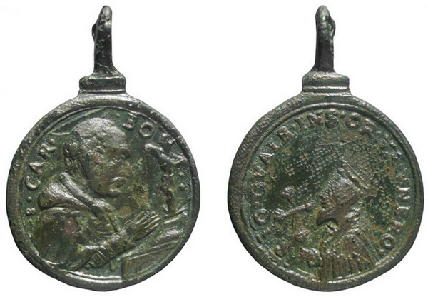 Las  MEDALLAS de San CARLOS BORROMEO. SIGLOS XVI- XVII- XVIII. Apuntes iconográficos. Insvla11