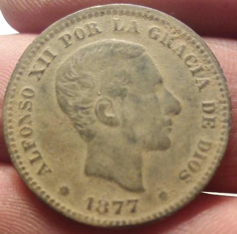 5 céntimos Alfonso XII 1877 20171112