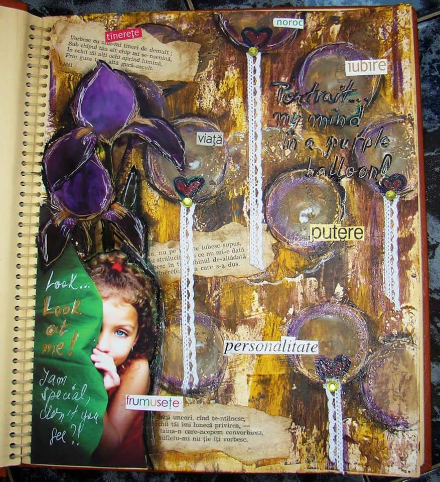 Vot provocare Art Journaling - Cinci elemente (Mihaela Deioni) Cornel12