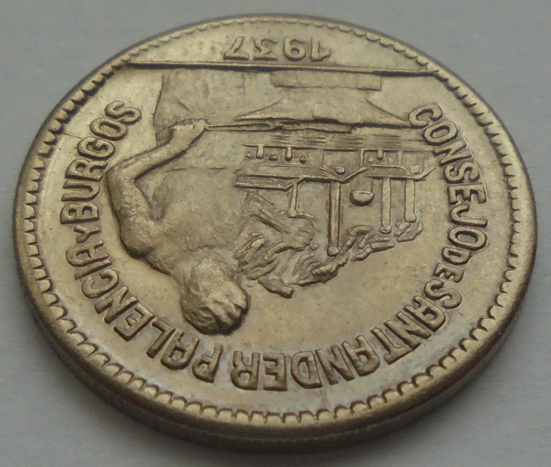 50 céntimos 1937 Consejo Santander, Palencia y Burgos. Guerra Civil Dsc09213