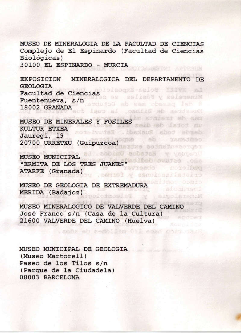 BOLETIN DEL ANTIGUO GRUPO MINERALOGICO GRANADINO MULHACEN 811