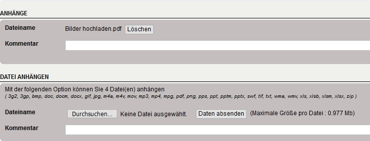 Dateien Upload und Download Upload14