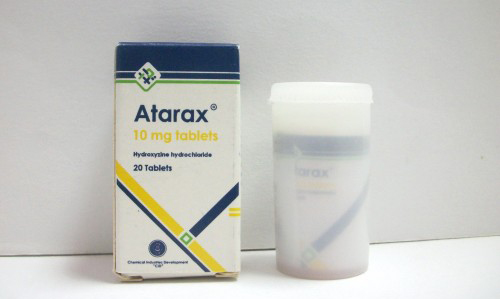 أتراكس أقراص حساسية الجلد والقلق والشد العصبى Atarax Tablets Fgt10