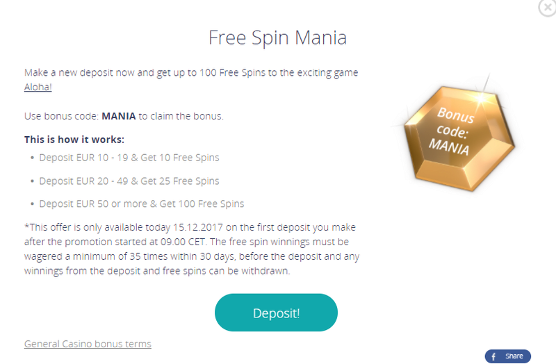 Chanz Casino 50 Free Spins and 100% up to 100 EUR - Page 2 Mania10
