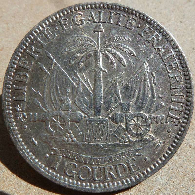 1 Gourde. República de Haiti 1887 P1120611