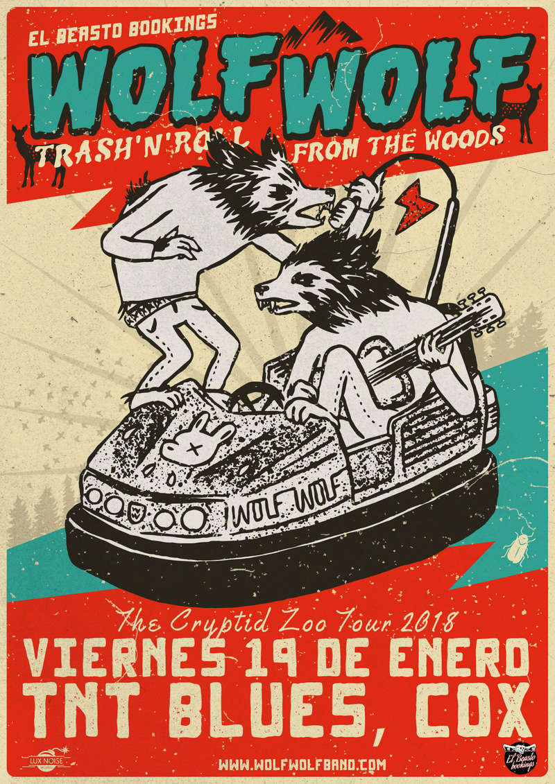 WolfWolf en gira . Enero 2018 Cartel22