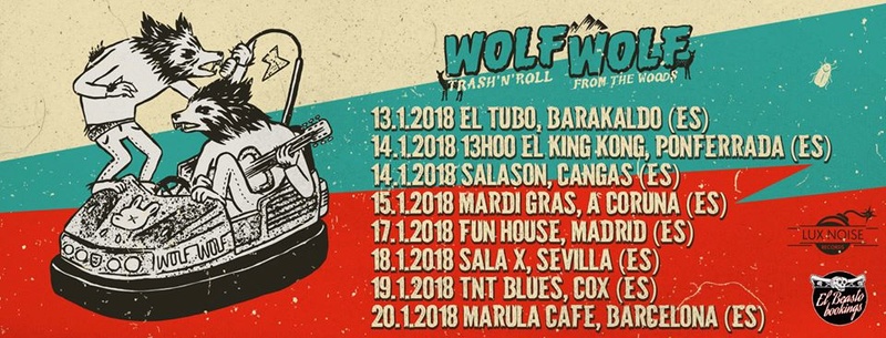 WolfWolf en gira . Enero 2018 Promof12