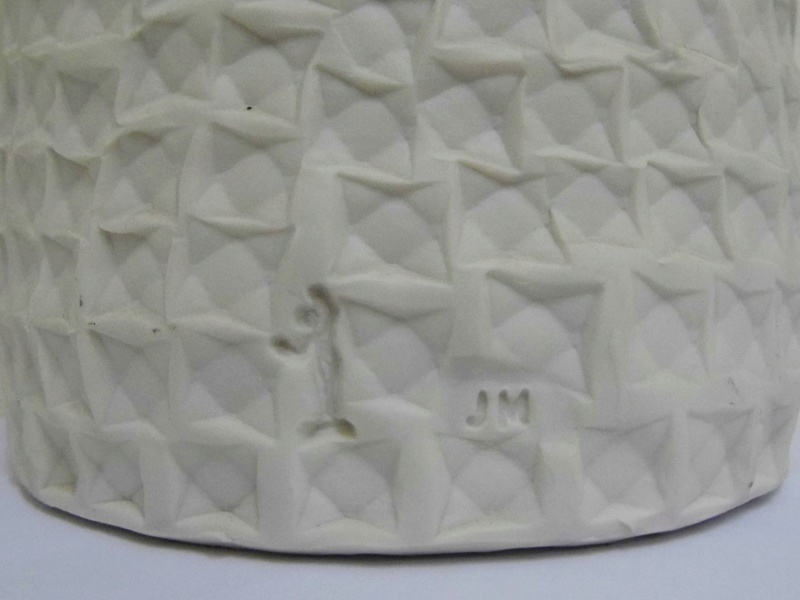Studio pottery vase identification help needed - JM mark P1000511