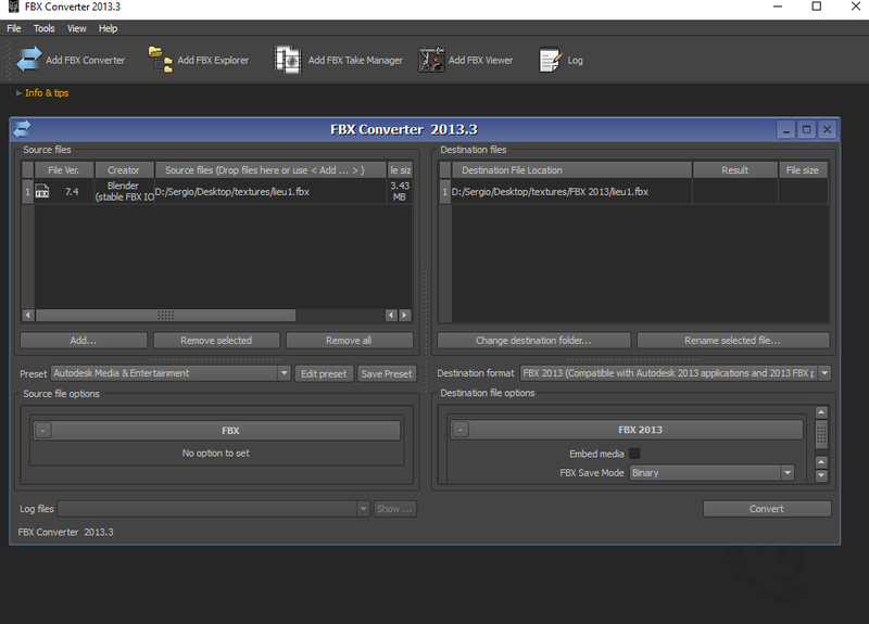 Tutorial FBX Converter 2013 para convertir modelos 3d en .FBX a .OBJ Fbxtut11