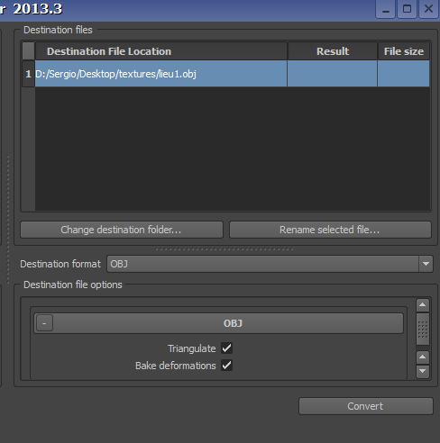 Tutorial FBX Converter 2013 para convertir modelos 3d en .FBX a .OBJ Fbxtut13