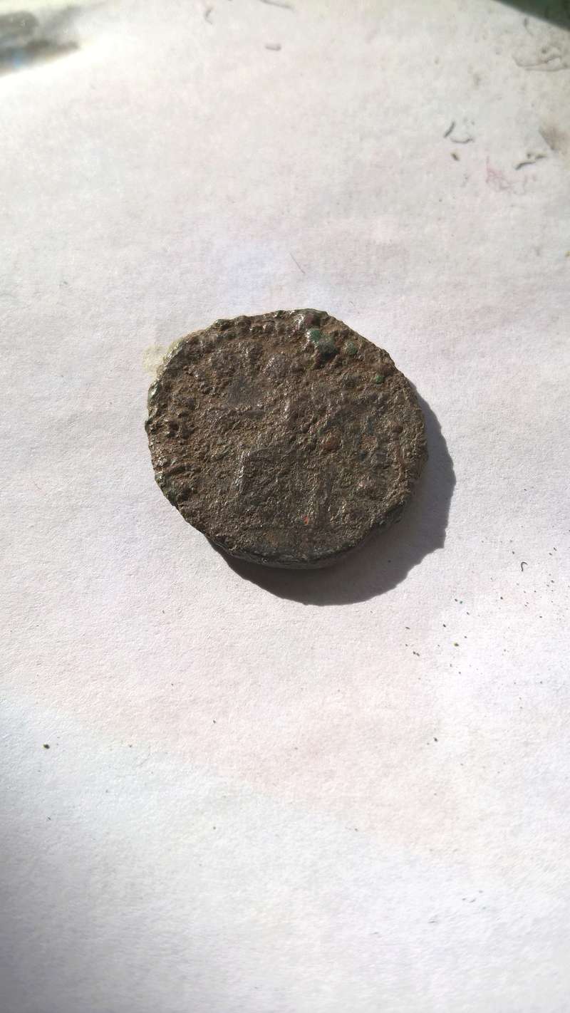Limpieza de un denario romano de Cómodo. 2_10