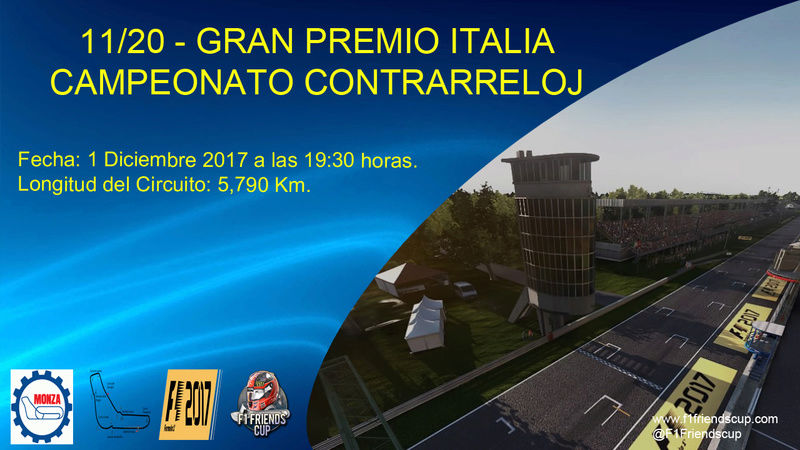 [C.Contrarreloj F1 2017] 11/20 GP Italia (Monza) Contra17