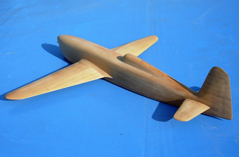 Caudron C 460 "Desk Model" scratch en bois massif sculpté au 1/12 ème 0821