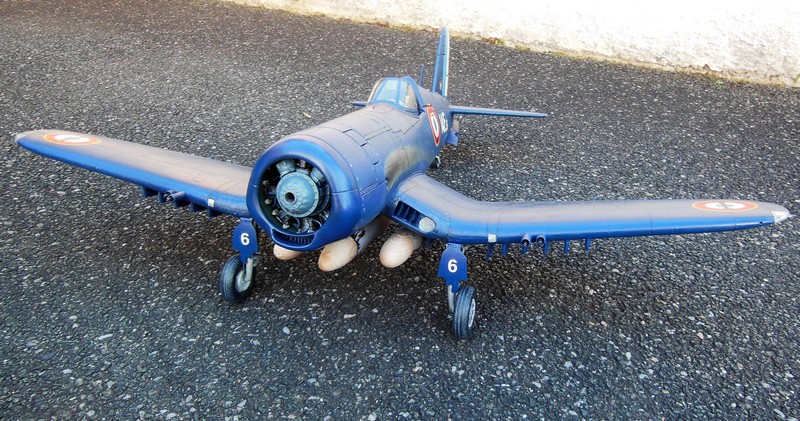 Corsair F4U-7 100% scratch en bois massif sculpté au 1/16e : ajout d'un sommaire pour aider la visite - Page 19 4614