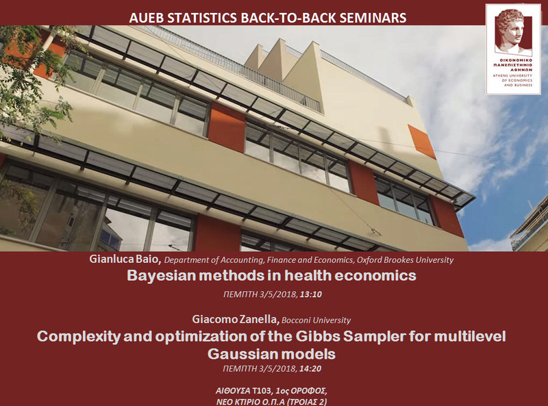 AUEB STATS BACK-TO-BACK SEMINARS 3/5/2018 by G. Baio and G. Zanella  B2bsem10