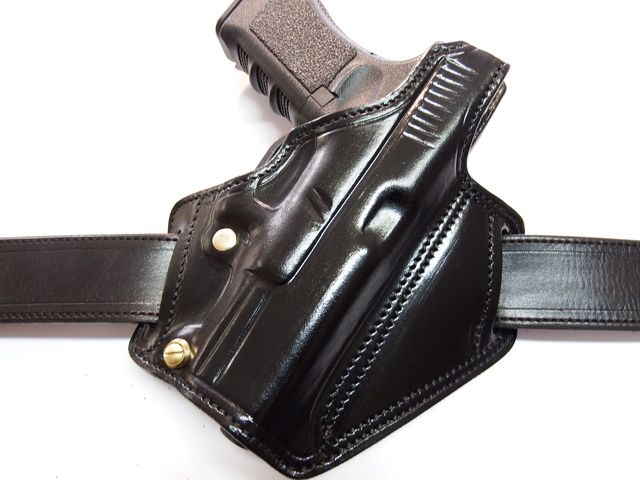 HOLSTER GALET "FBI" port haut pour GLOCK , SIG ....by La Sellerie Dscf1017