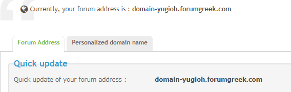 Why it doens't let me to change my domain to a personalized Ice_sc31