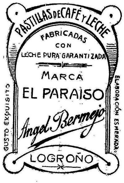 Ficha publicitaria de 'PASTILLAS CAFÉ  Y LECHE EL  ÉXITO'  1870 1919_e10