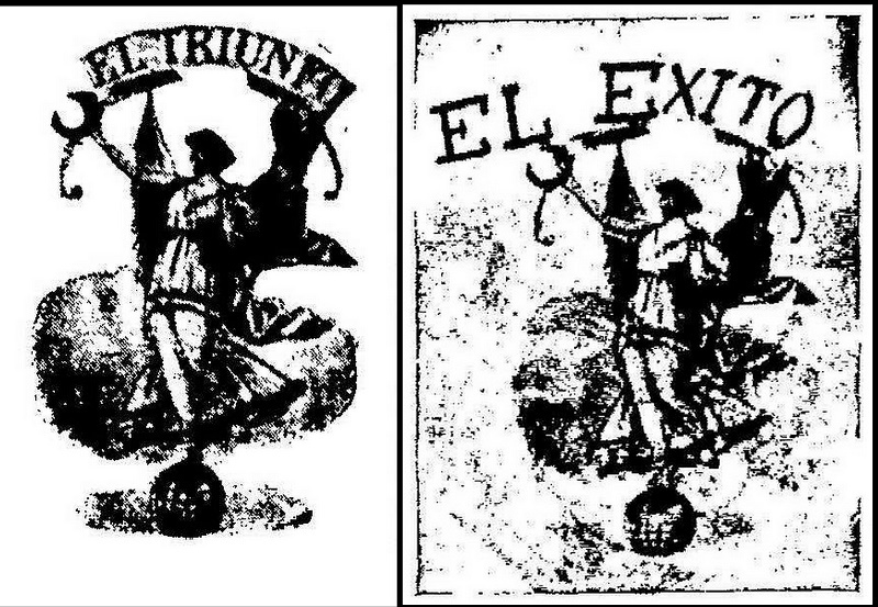 Ficha publicitaria de 'PASTILLAS CAFÉ  Y LECHE EL  ÉXITO'  1870 El_tri10