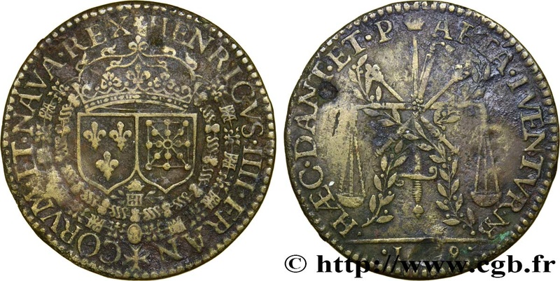 1609 Henricus IIII Espada y balanza Fjt_4513