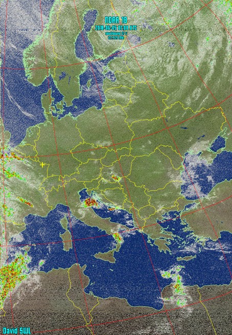 Réception Noaa-18 ( Vidéo )  215