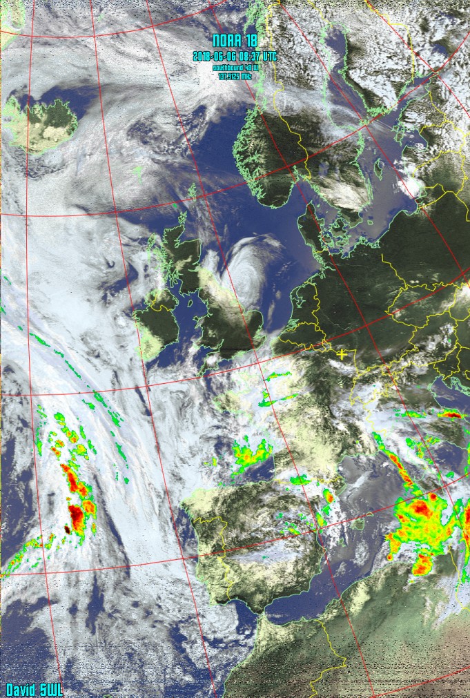 Réception Noaa-18 ( Vidéo )  411